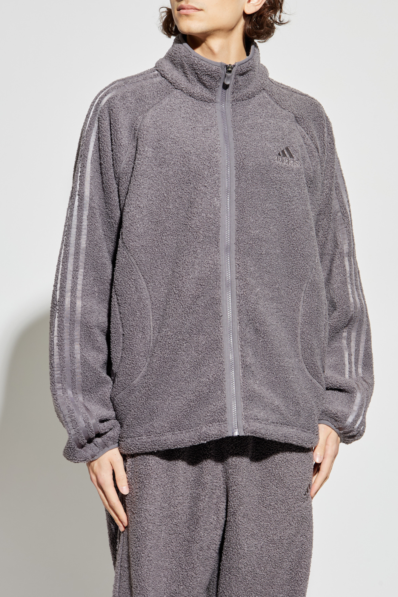 ADIDAS Originals Fleece jacket with turtleneck | Men's | Vitkac